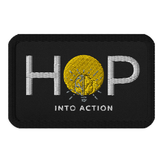 HOP Into Action patch, a beacon of resilience and adaptation. - Item No. 777-43