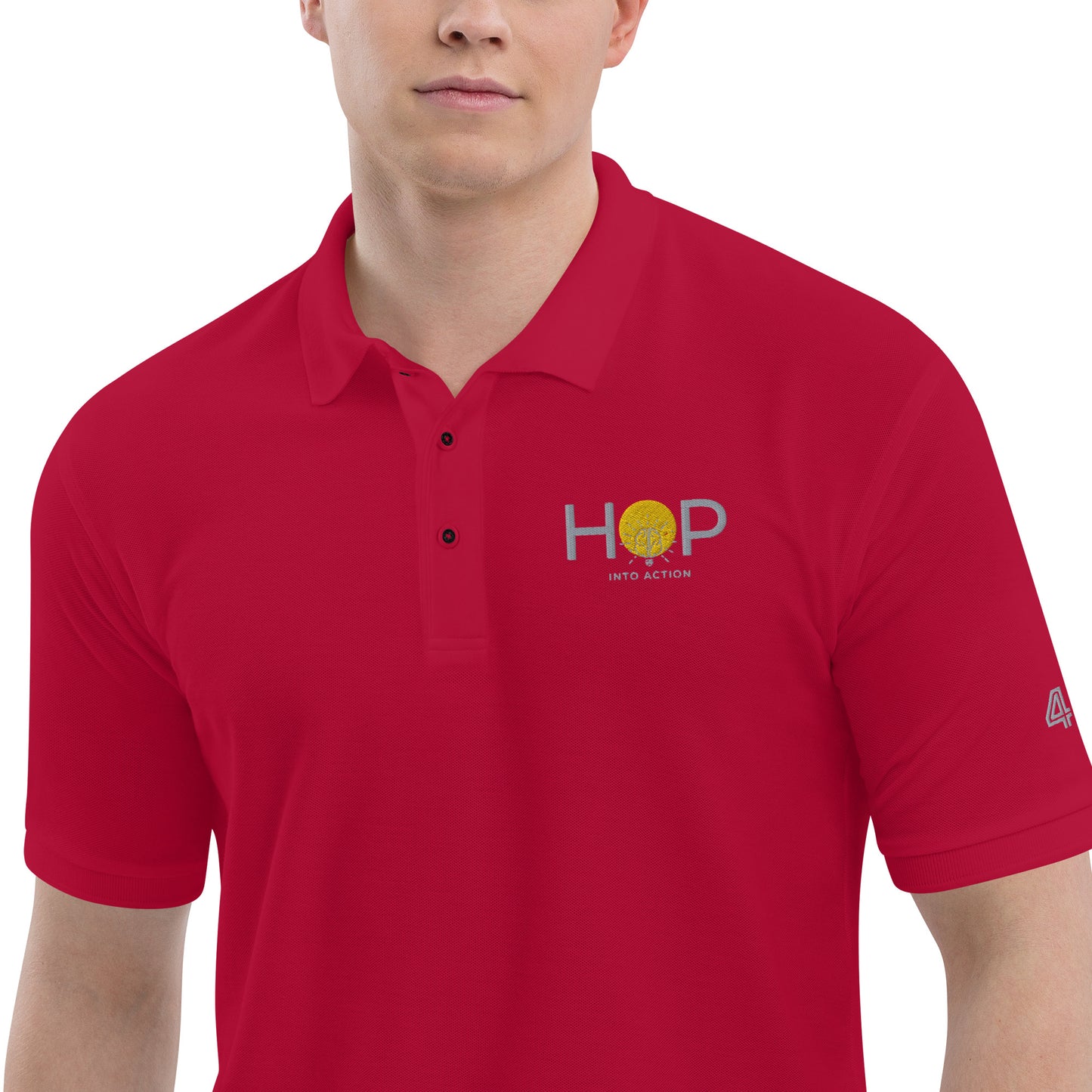 HOP Into Action Premium Polo - The Polo That Conquered the World. Item No.322-99