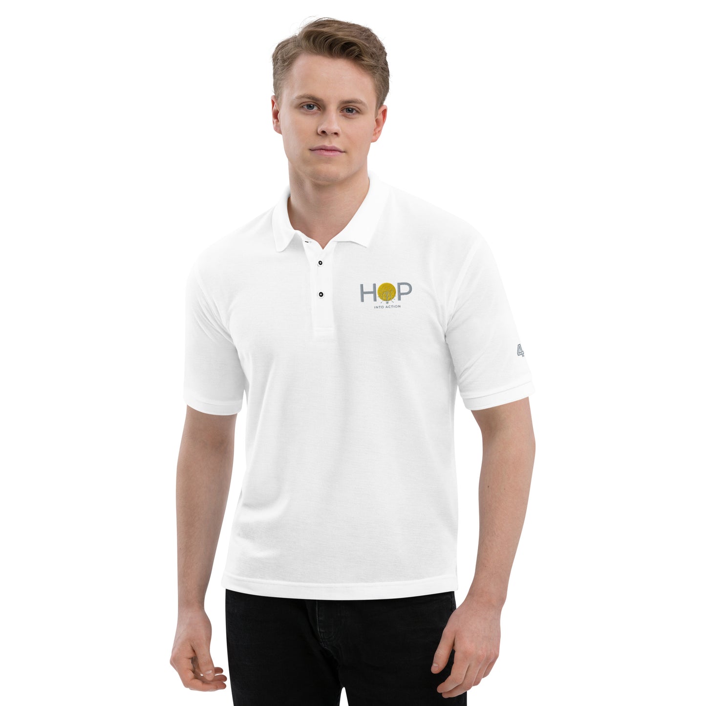 HOP Into Action Premium Polo - The Polo That Conquered the World. Item No.322-99