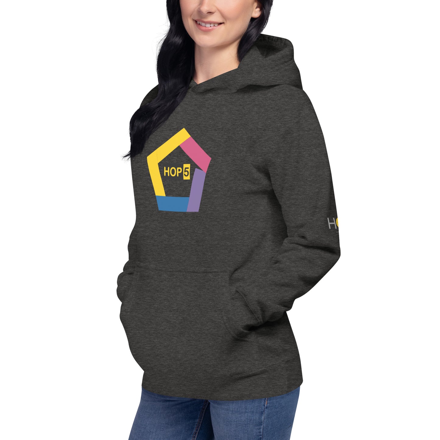 HOP5 Unisex Hoodie - This is the hoodie for the doers, the thinkers, the ones who lead not just with words but with action. - Item No. 367-99