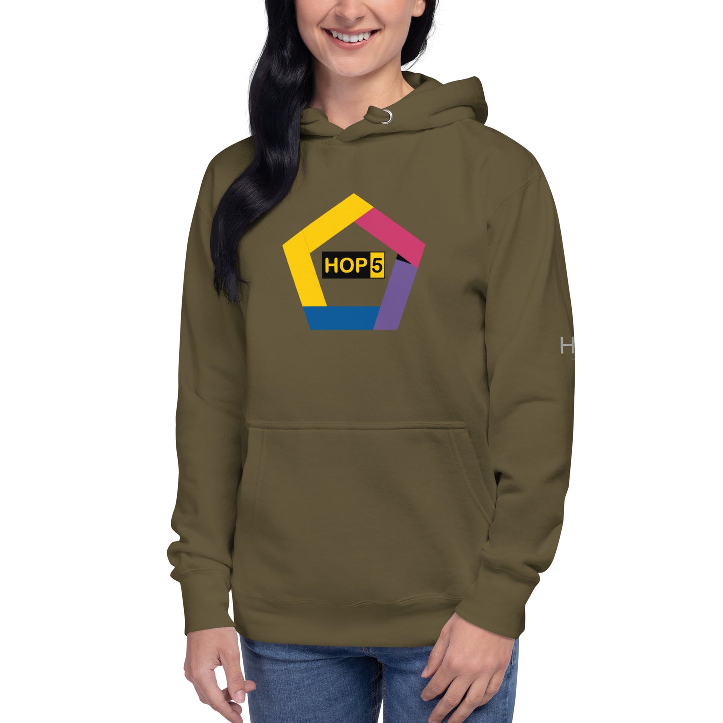 HOP5 Unisex Hoodie - This is the hoodie for the doers, the thinkers, the ones who lead not just with words but with action. - Item No. 367-99