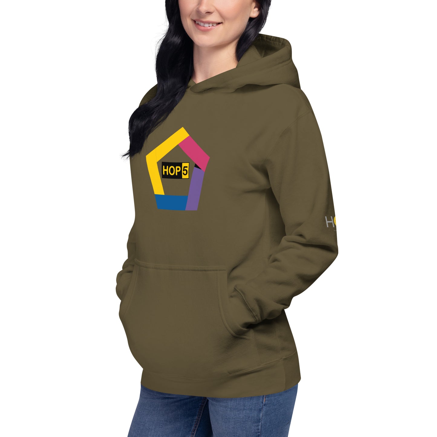 HOP5 Unisex Hoodie - This is the hoodie for the doers, the thinkers, the ones who lead not just with words but with action. - Item No. 367-99